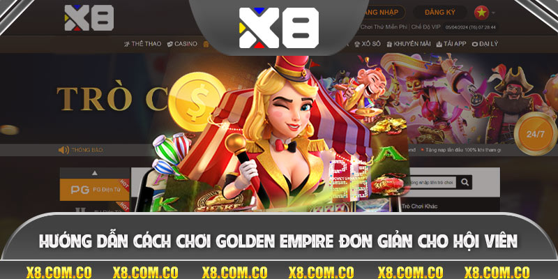 Hướng dẫn cách chơi Golden empire đơn giản cho hội viên