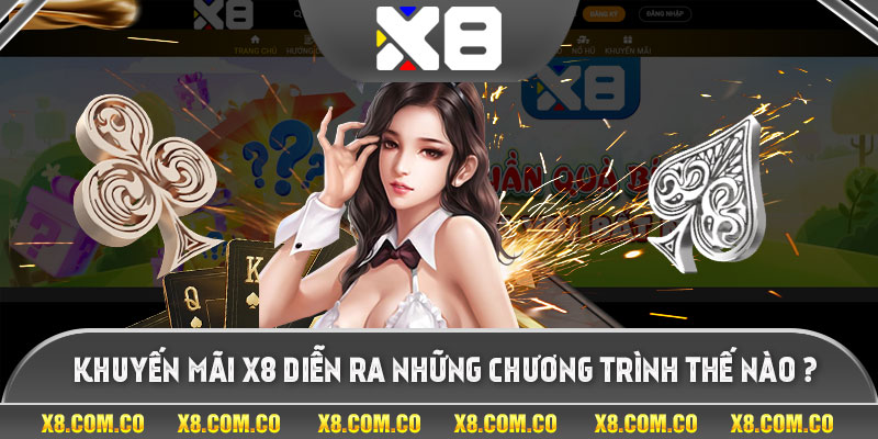 Khuyến mãi X8 diễn ra những chương trình thế nào ?