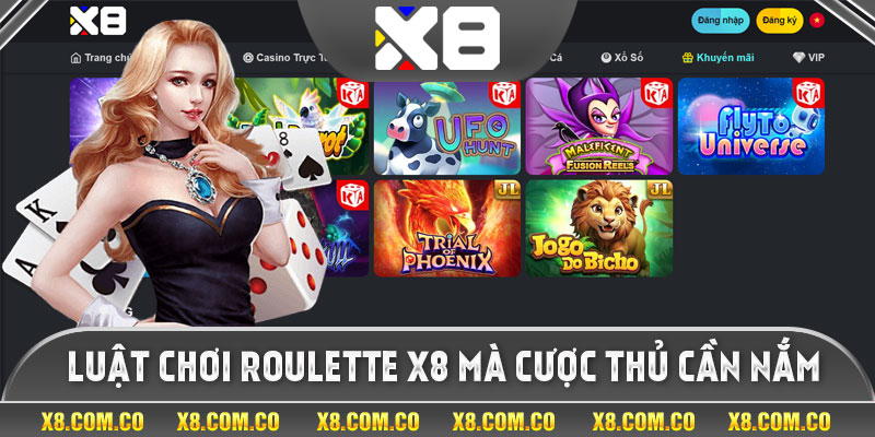 Luật chơi Roulette x8 mà cược thủ cần nắm