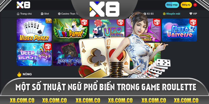 Một số thuật ngữ phổ biến trong game Roulette